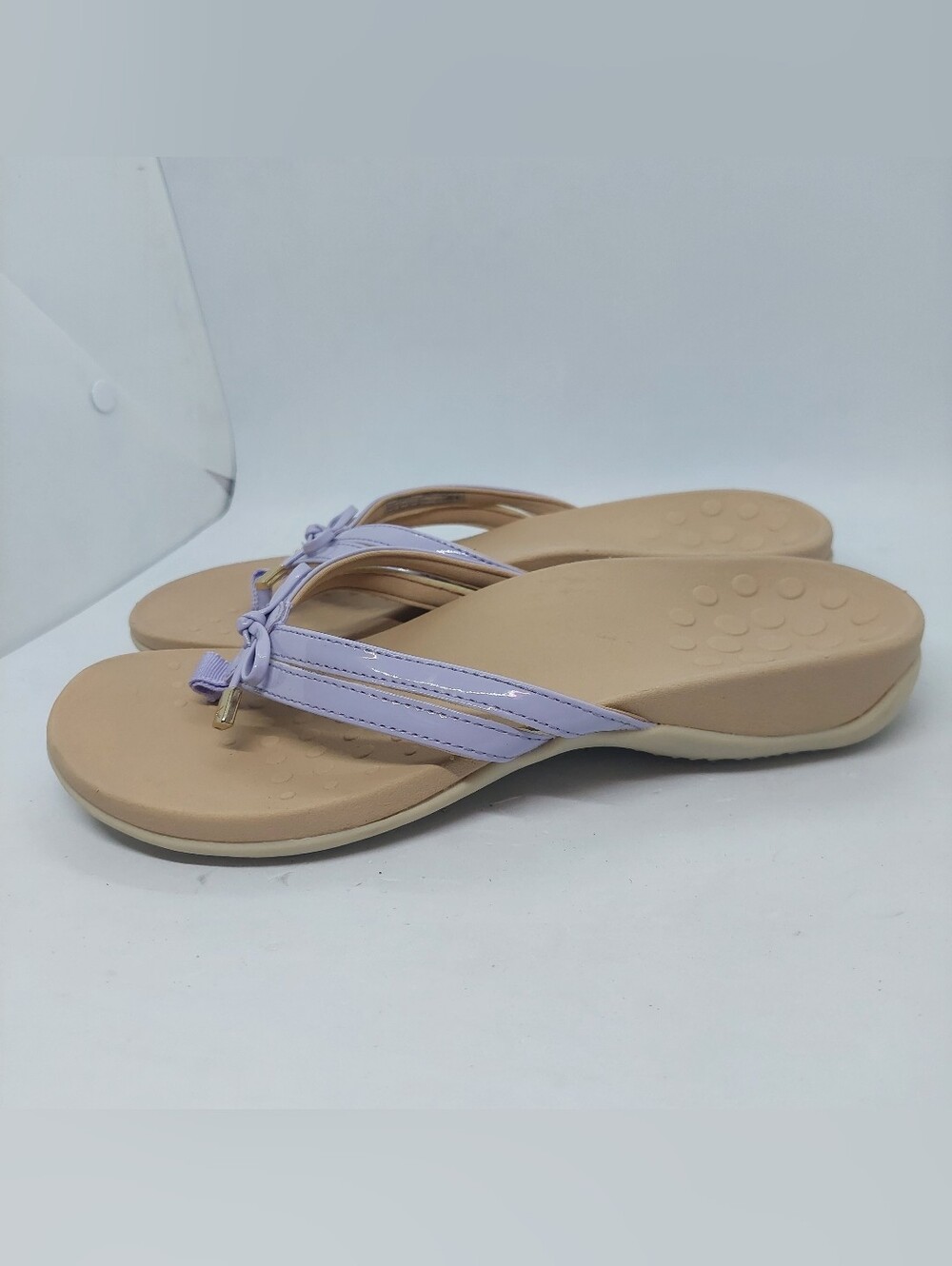 Vionic Bella X Sandals Supportive Orthotic Lavender Womens Size 7.5 Casual Shoes